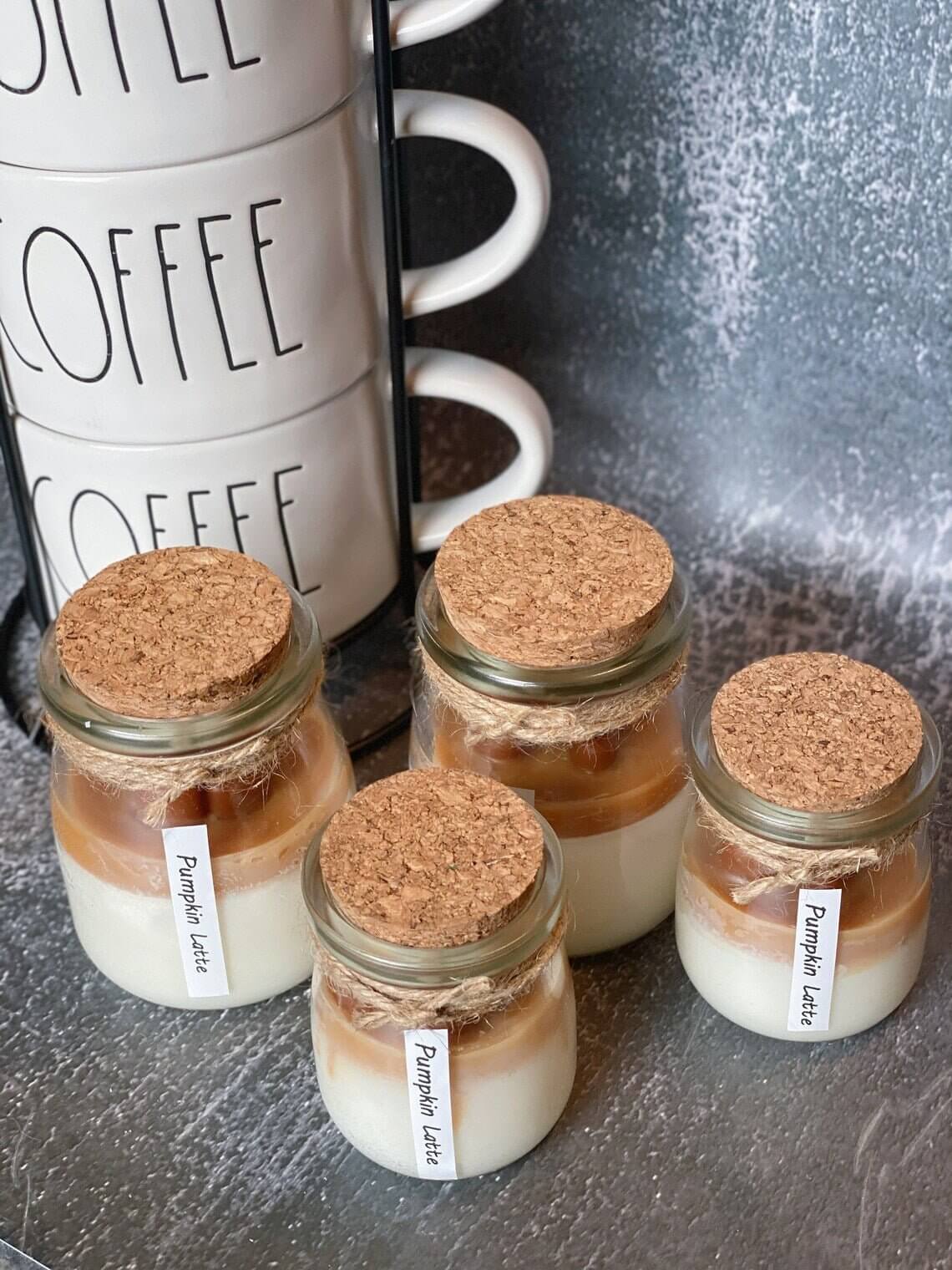 Coffee Enthusiast Soy Wax Candle Glass Jar With Lid