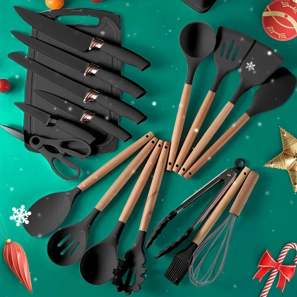 19 knives: Diverse functions suitable for kitchen scenarios