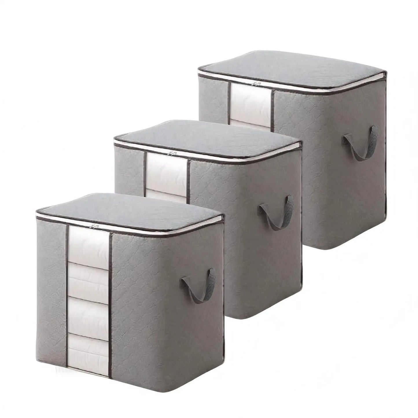 Foldable Storage Bags Large Capacity Moisture-proof Clothing Blanket Containers for Wardrobes Dorms Closet Bedroom
