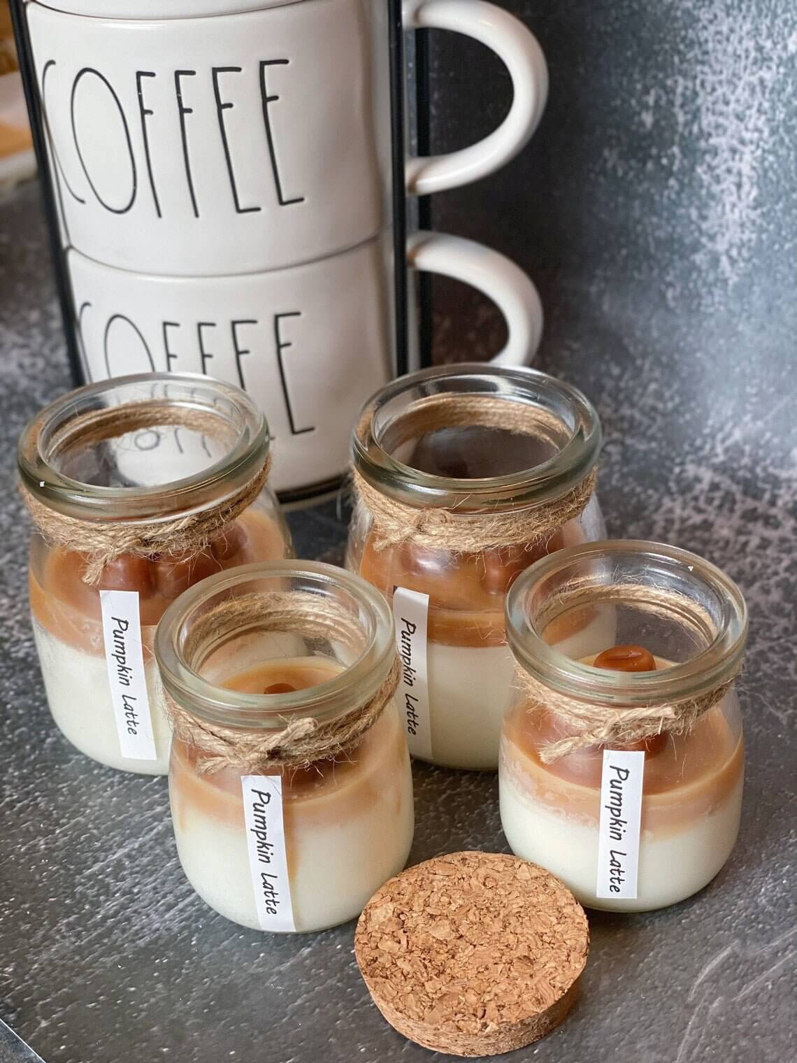 Coffee Enthusiast Soy Wax Candle Glass Jar With Lid